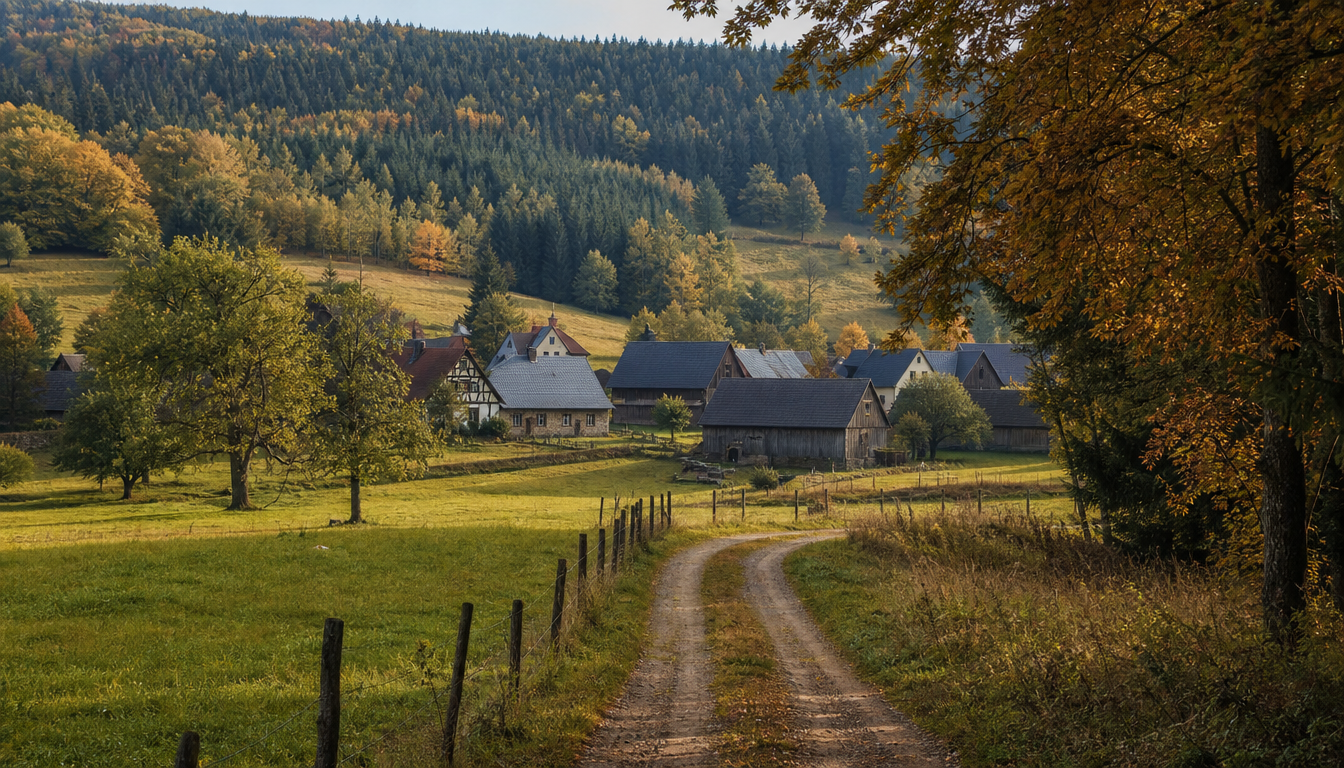 Landliche Ortsteile der Gemeinde Grossbreitenbach